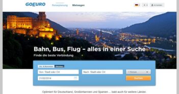 GoEuro – Plattform für alle Reisen. (Foto: Screenshot, archive.org)