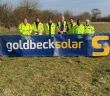 Symbolischer Spatenstich markiert Beginn 48 MWp Solarparks in (Foto: GOLDBECK SOLAR)